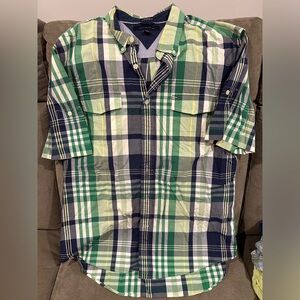 Tommy Hilfiger Men’s Short Sleeved Collared Shirt